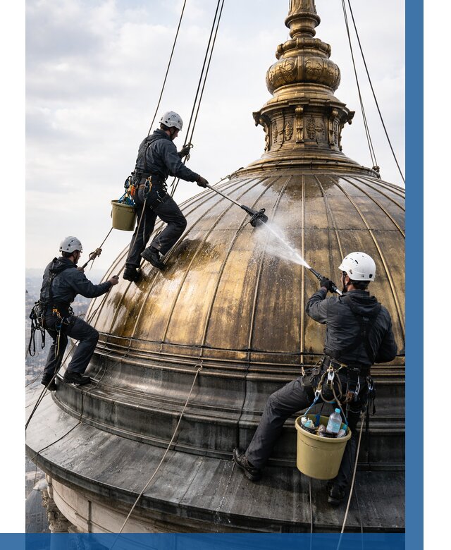 Мойка куполов и шпилей в Кимовске от 8246 р. - заказать | ВЫСОТНИК-Кмв