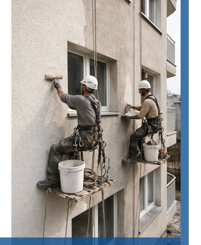 Нанесение короеда на фасад в Кимовске от 464 р. | ВЫСОТНИК-Кмв