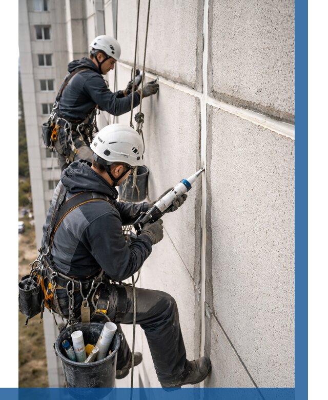 Герметизация межпанельных швов в Кимовске от 722 р. | ВЫСОТНИК-Кмв