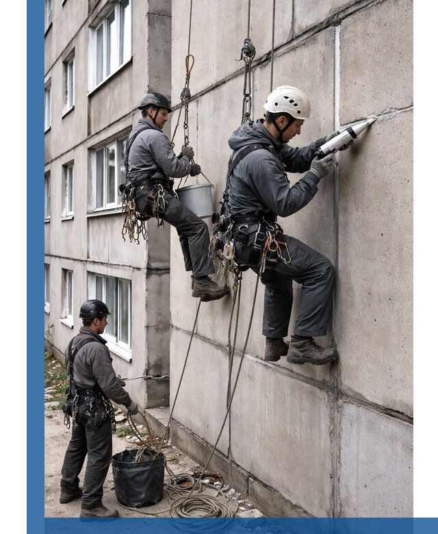 Герметизация межпанельных швов в Кимовске с гарантией герметичности