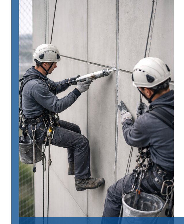 Первичная герметизация швов фасадов и кровель в Кимовске