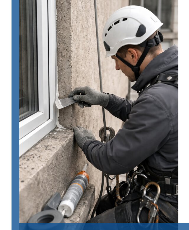 Герметизация монтажных швов окон в Кимовске с гарантией качества