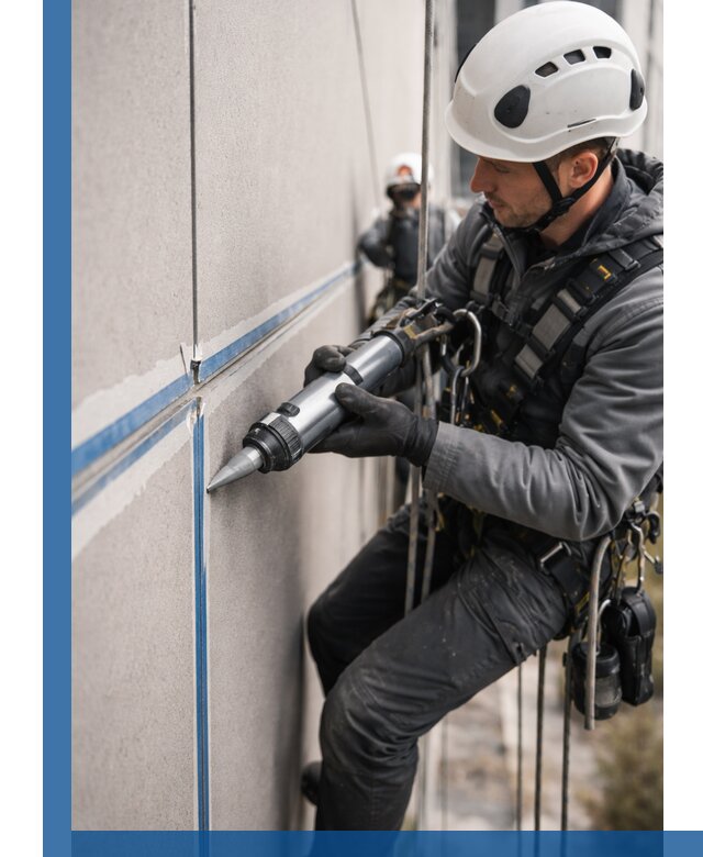 Герметизация стыков фасадных панелей в Кимовске качественно и быстро