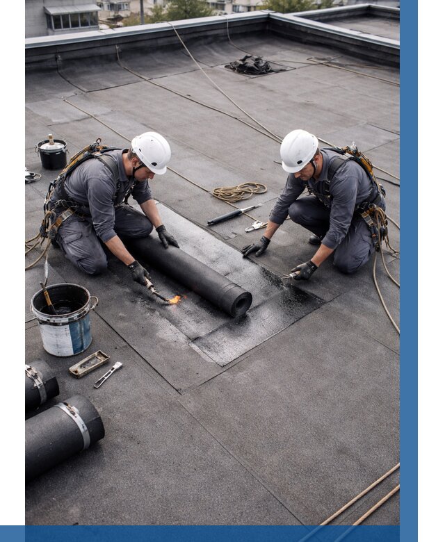 Ремонт мягкой кровли под ключ в Кимовске от 722 р. | ВЫСОТНИК-Кмв