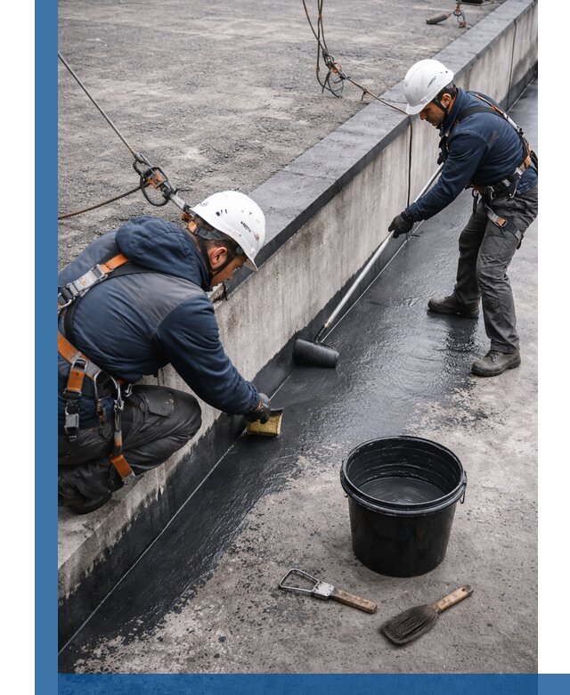 Гидроизоляция кровли жидкой резиной профессионально в Кимовске