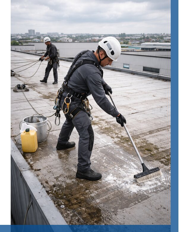 Очистка крыши по графику в Кимовске от 7731 р. | ВЫСОТНИК-Кмв