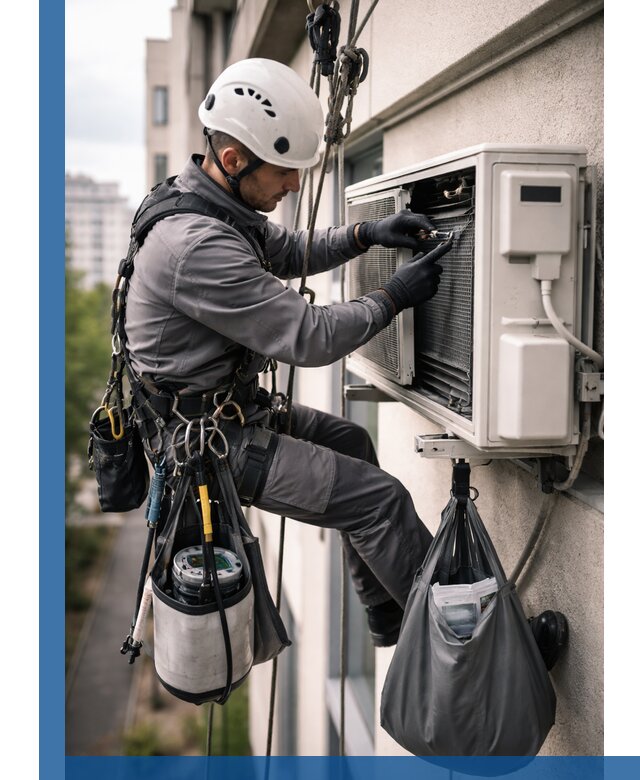 Обслуживание внешнего блока кондиционера в Кимовске профессионально