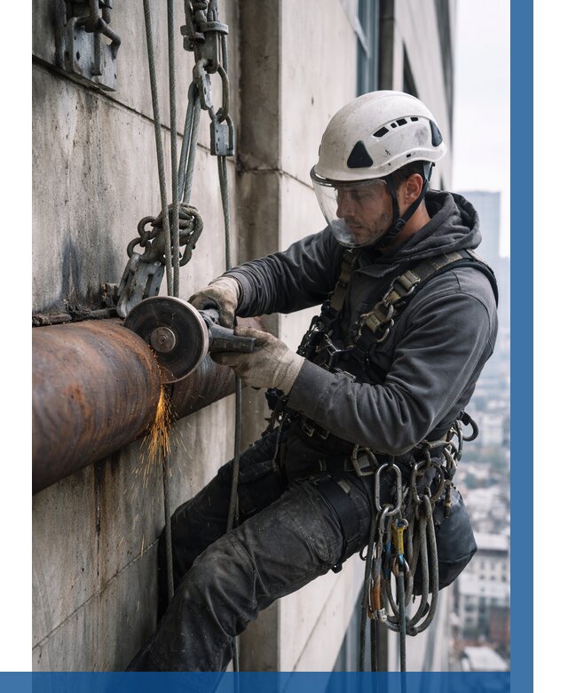 Резка металла на высоте в Кимовске по цене от 4639 р. | ВЫСОТНИК-Кмв