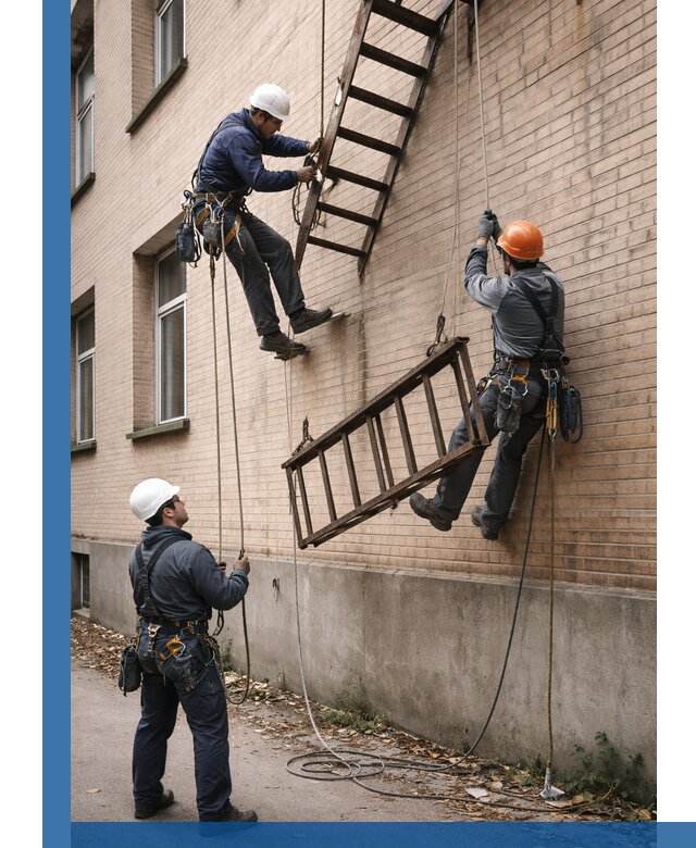 Демонтаж пожарной лестницы в Кимовске быстро и безопасно