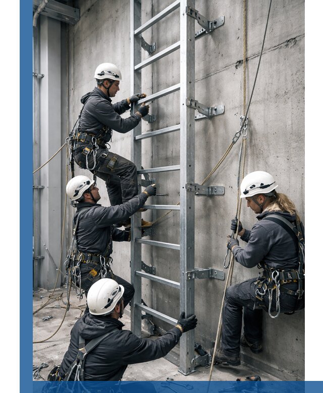 Монтаж металлических лестниц в Кимовске под ключ со гарантией