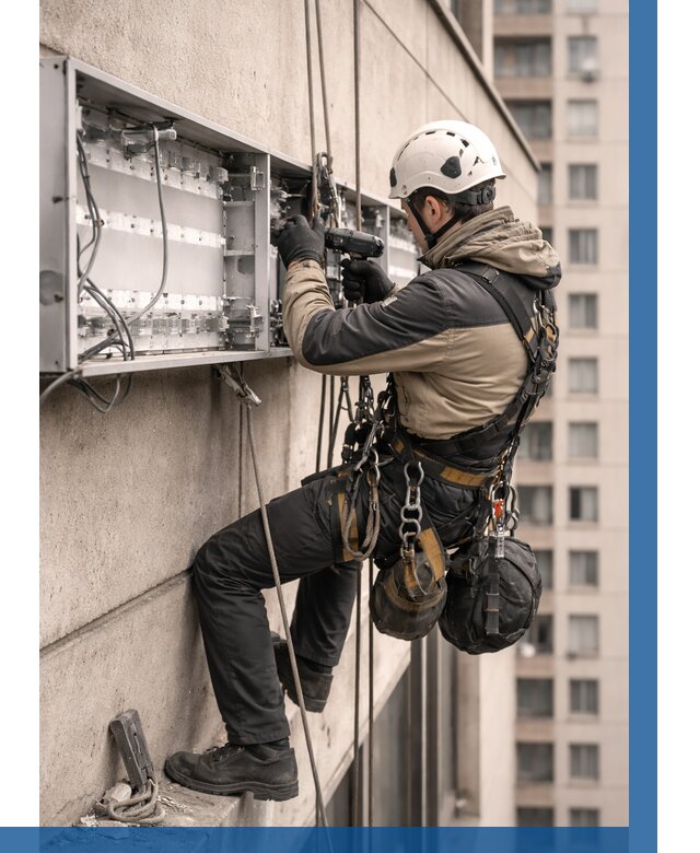 Ремонт вывески на высоте в Кимовске от 4639 р. | ВЫСОТНИК-Кмв