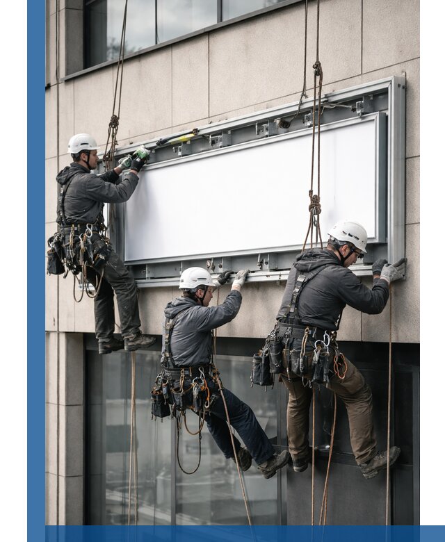 Профессиональный монтаж светового короба под ключ в Кимовске