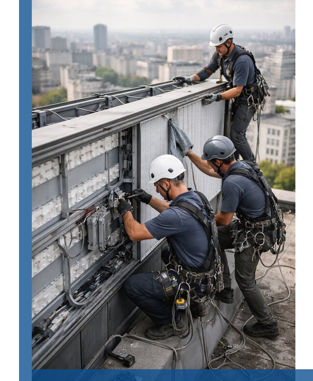 Профессиональное обслуживание крышной рекламы в Кимовске под ключ