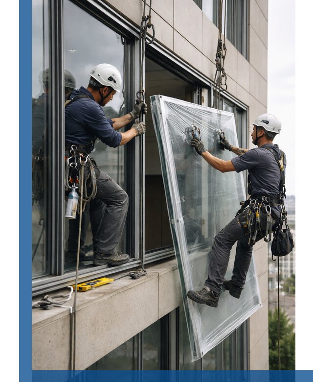 Профессиональная замена стекла в витраже в Кимовске с гарантией
