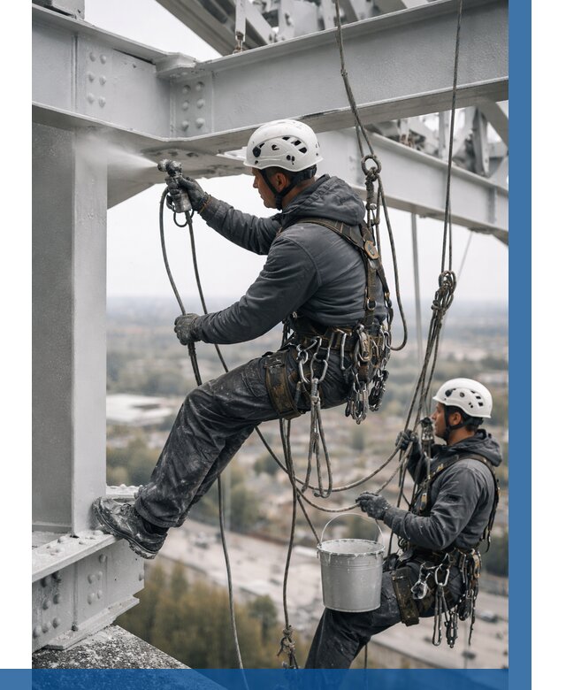Покраска металлоконструкций на высоте в Кимовске 361 р |ВЫСОТНИК-Кмв