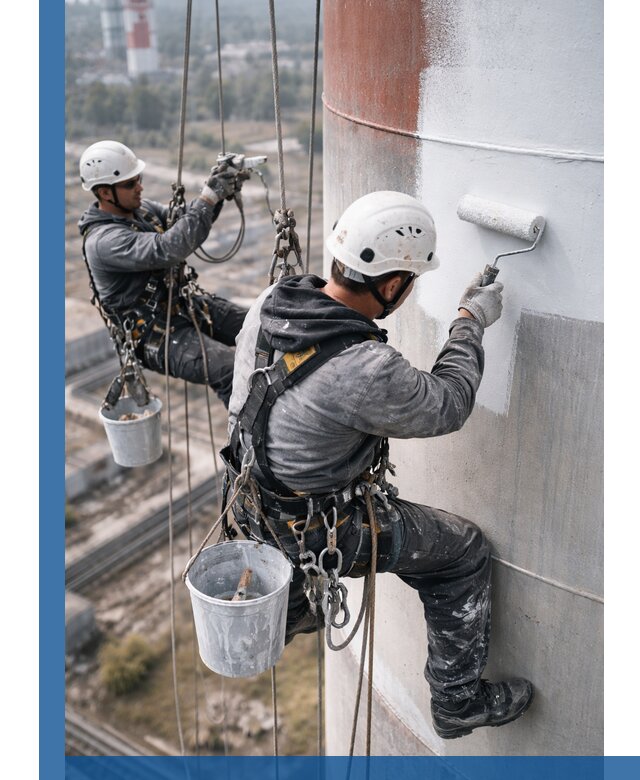 Покраска дымовых труб в Кимовске: антикоррозийная защита и восстановление