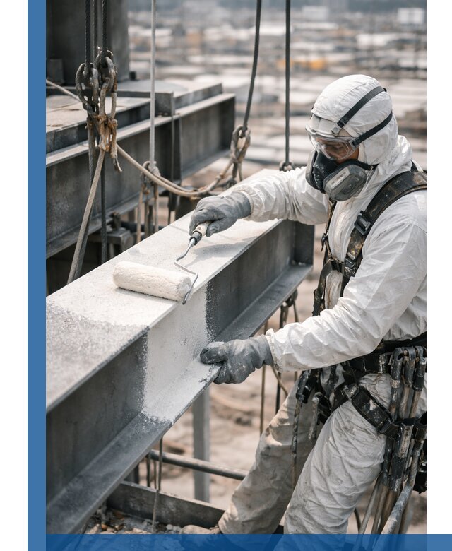 Профессиональная огнезащитная обработка металлоконструкций в Кимовске