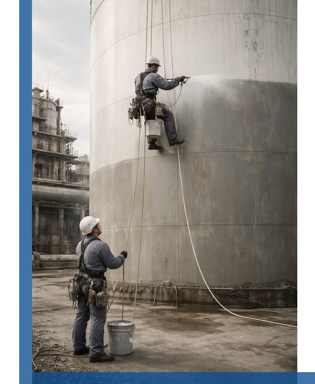 Покраска стальных резервуаров и емкостей в Кимовске профессионально