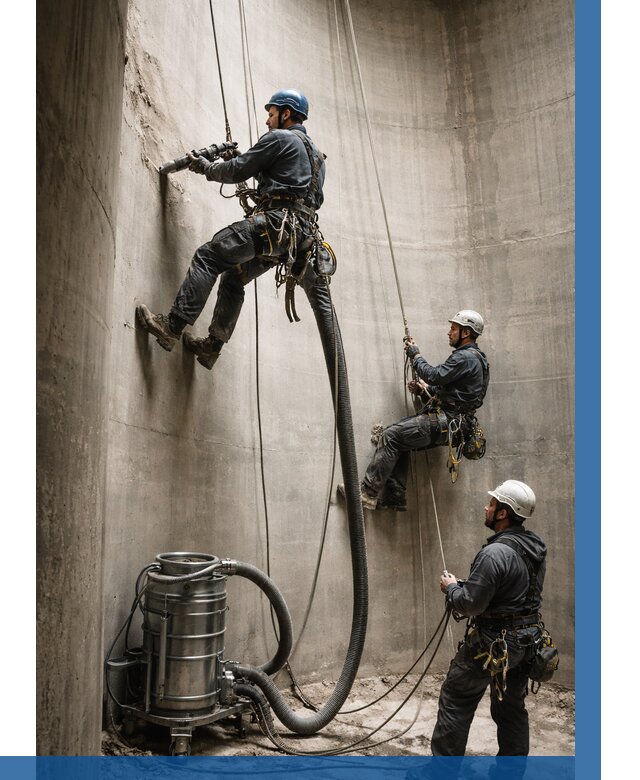 Зачистка силосов в Кимовске от 4639 р. Договор и смета ВЫСОТНИК-Кмв