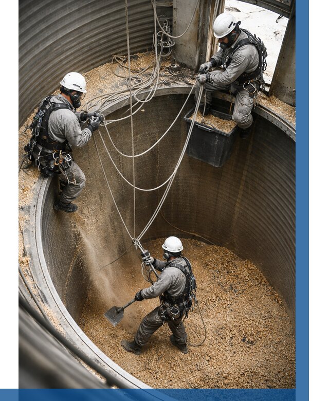 Чистка зерновых бункеров в Кимовске от 12370 р. | ВЫСОТНИК-Кмв