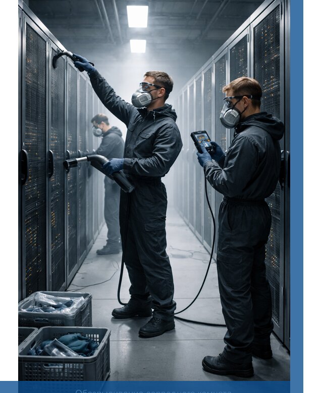 Обеспыливание серверной комнаты в Кимовске от 4639 р. | ВЫСОТНИК-Кмв