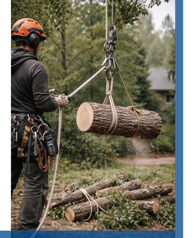 Валка деревьев частями в Кимовске от 7731 р. | ВЫСОТНИК-Кмв
