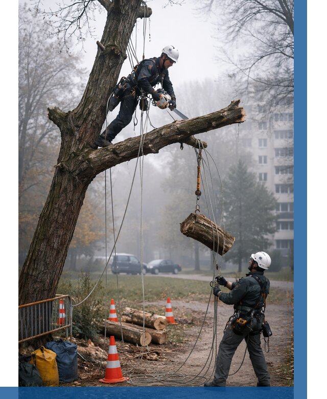 Удаление аварийных деревьев в Кимовске от 15462 р. | ВЫСОТНИК-Кмв